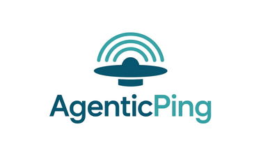 AgenticPing.com - Creative brandable domain for sale